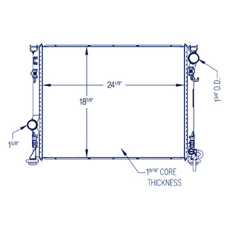 Replacement® - Engine Coolant Radiator