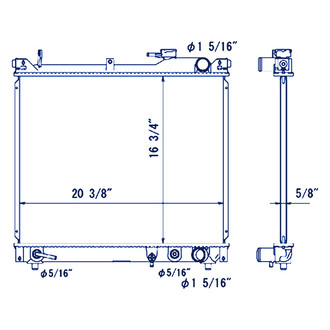 Replacement® - Engine Coolant Radiator