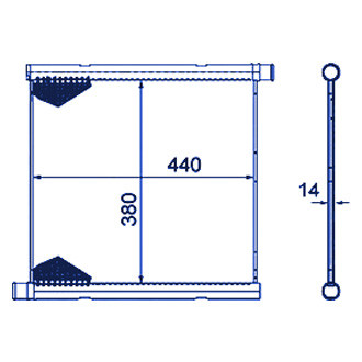 Replacement® - Engine Coolant Radiator