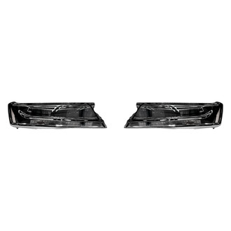 Replacement - Rear Driver and Passenger Side Step Bumper Face Bar (CAPA Certified)