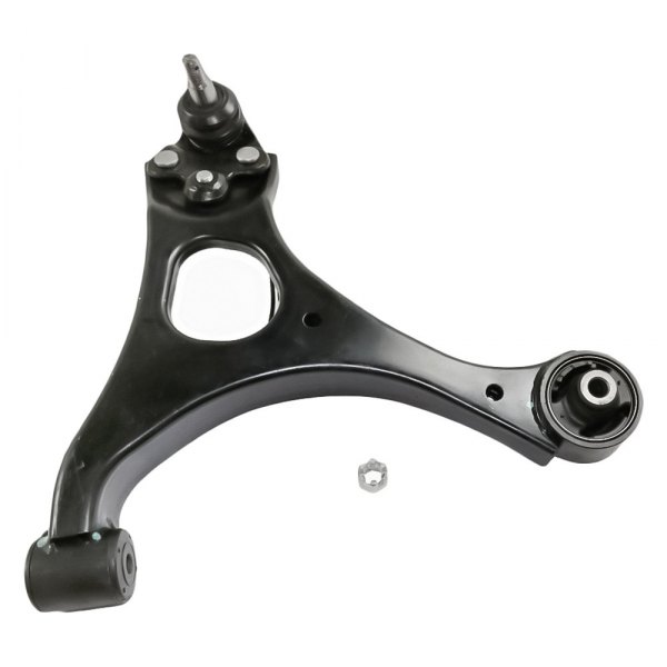 Replacement - Front Driver Side Lower Non-Adjustable Non-Greasable Stamped Control Arm