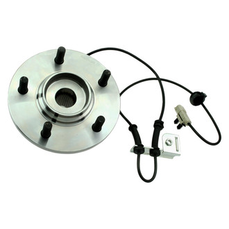 Replacement - Front Driver or Passenger Side Wheel Hub Assembly with Bearing