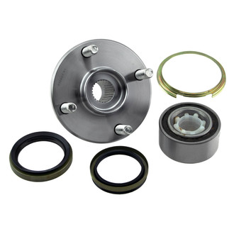 Replacement - Front Driver or Passenger Side Wheel Hub Assembly with Bearing
