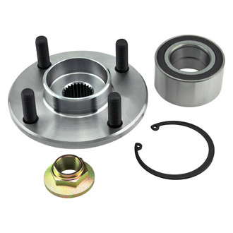 Replacement - Front Driver or Passenger Side Wheel Hub Assembly with Bearing