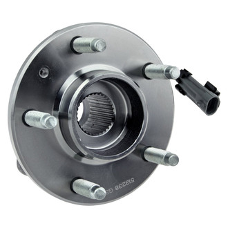 Replacement - Front Driver or Passenger Side Wheel Hub Assembly with Bearing