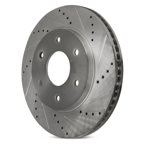 Replacement - Pro-Line Drilled and Slotted Front Brake Rotor