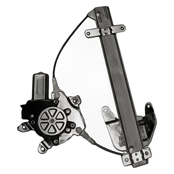 Replacement - Rear Passenger Side Power Window Regulator and Motor Assembly