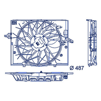 Replacement - Radiator Cooling Fan Shroud Assembly