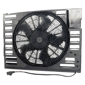 Replacement - A/C Condenser Fan Shroud Assembly with Control Module