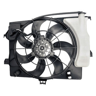 Replacement - Radiator Cooling Fan Assembly with Coolant Tank and Resistor