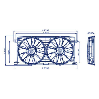 Replacement - Radiator Cooling Fan Assembly