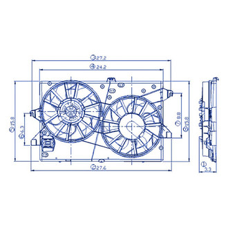 Replacement® - Engine Cooling Fan Shroud