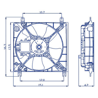 Replacement® - Engine Cooling Fan Shroud