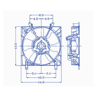 Replacement - Radiator Cooling Fan Assembly