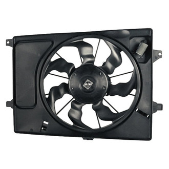 Replacement - Radiator Cooling Fan Assembly with Resistor And Coolant Tank