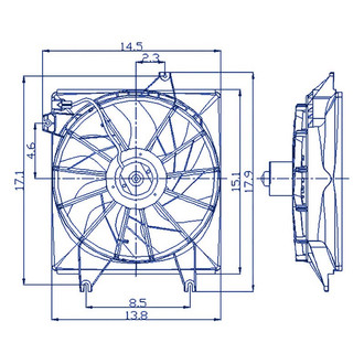 Replacement - Radiator Cooling Fan Shroud Assembly