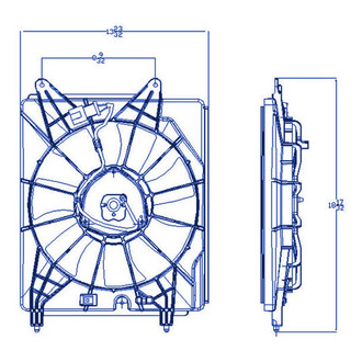 Replacement® - Engine Cooling Fan Shroud