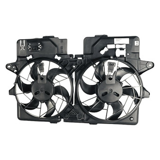 Replacement - Radiator Cooling Fan Shroud Assembly with Resistor
