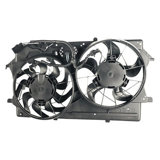 Replacement - Radiator Cooling Fan Shroud Assembly with Resistor