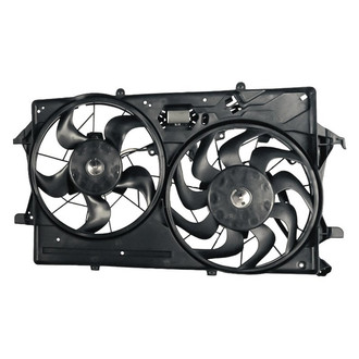 Replacement - Radiator Cooling Fan Shroud Assembly with Resistor