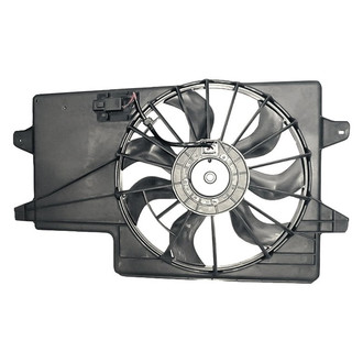 Replacement - Radiator Cooling Fan Shroud Assembly with Resistor