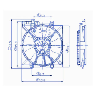 Replacement® - Engine Cooling Fan Shroud