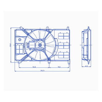 Replacement - Radiator Cooling Fan Shroud Assembly