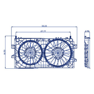 Replacement - Radiator Cooling Fan Assembly