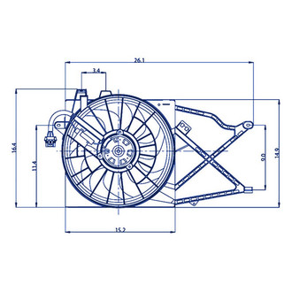 Replacement - Radiator Cooling Fan Shroud Assembly