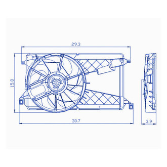 Replacement® - Engine Cooling Fan Shroud