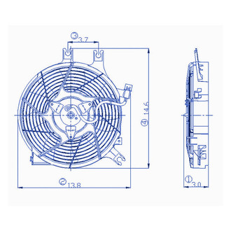 Replacement - A/C Condenser Fan Shroud Assembly