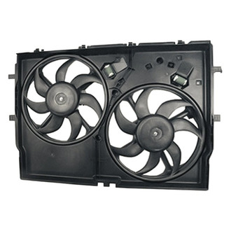 Replacement - Radiator Cooling Dual Fan Assembly with Square Connectors