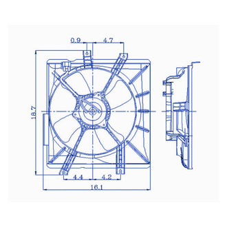 Replacement - Radiator Cooling Fan Shroud Assembly