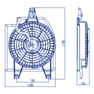 Replacement - A/C Condenser Fan Shroud Assembly