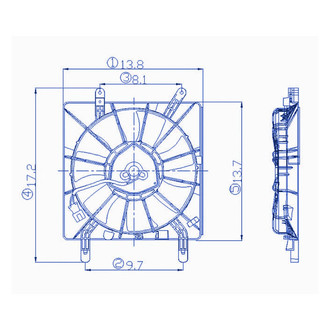 Replacement® - Engine Cooling Fan Assembly