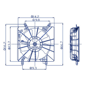 Replacement - Radiator Cooling Fan Assembly