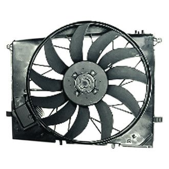 Replacement - Radiator Cooling Fan Shroud Assembly with Control Module