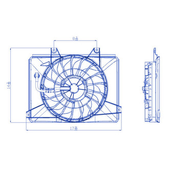 Replacement - A/C Condenser Fan Shroud Assembly