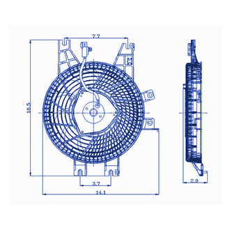 Replacement® - Engine Cooling Fan Shroud