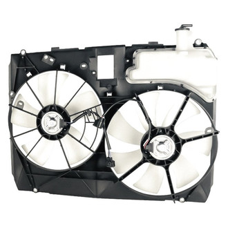 Replacement - Radiator Cooling Fan Shroud Assembly with Coolant Reservoir and w/o Control Module