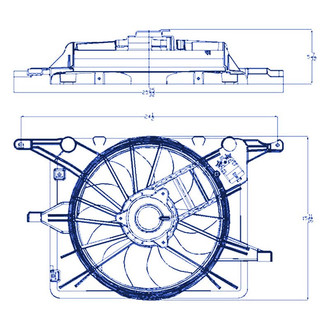 Replacement® - Engine Cooling Fan Shroud