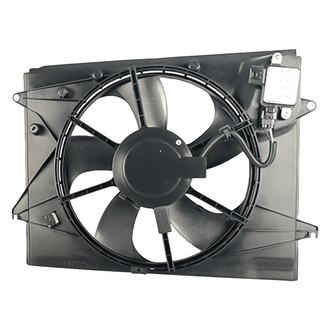 Replacement - Radiator Cooling Single Fan Assembly with Control Module