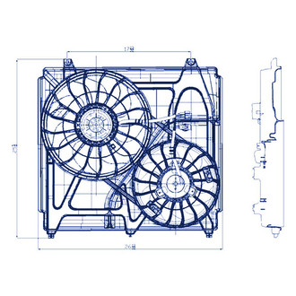 Replacement - Radiator Cooling Fan Assembly