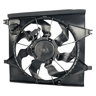 Replacement - Radiator Cooling Fan Shroud Assembly with Resistor