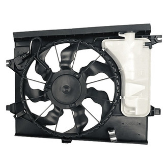 Replacement - Radiator Cooling Fan Assembly with Resistor