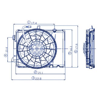 Replacement - Radiator Cooling Fan Shroud Assembly