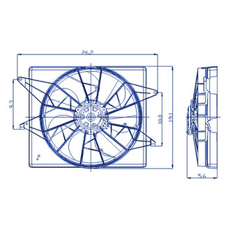 Replacement - Radiator Cooling Fan Shroud Assembly