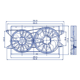 Replacement® - Engine Cooling Fan Shroud