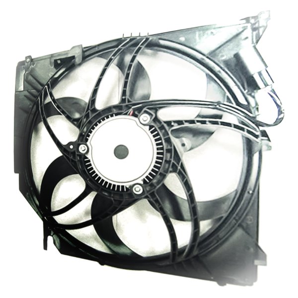 Replacement - Radiator Cooling Fan Shroud Assembly 400 Watt