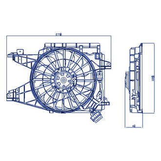 Replacement - Radiator Cooling Fan Assembly